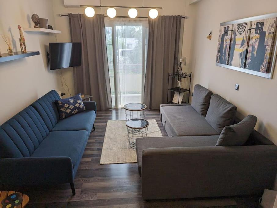 Cozy Apartm.Near Metro Ag.Marina Atene Esterno foto